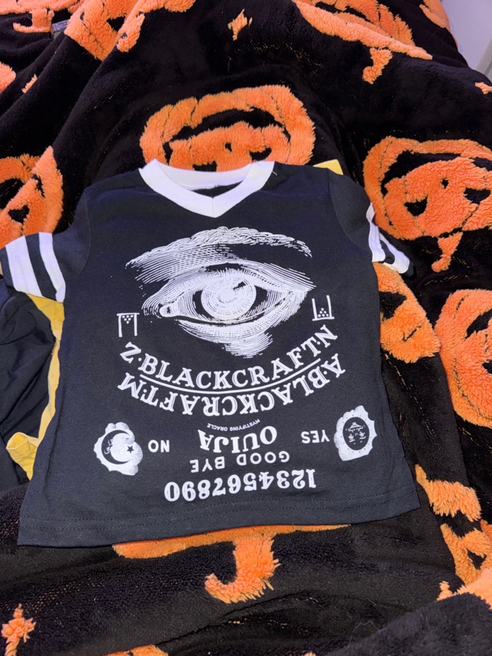 Blackcraft Kids Black Graphic Jersey Tee - Black/White